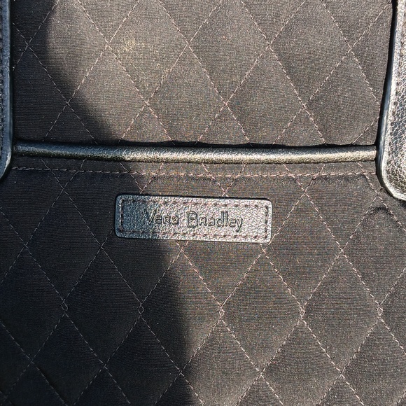 NWOT VERA BRADLEY BLACK TOTE - Picture 2 of 8